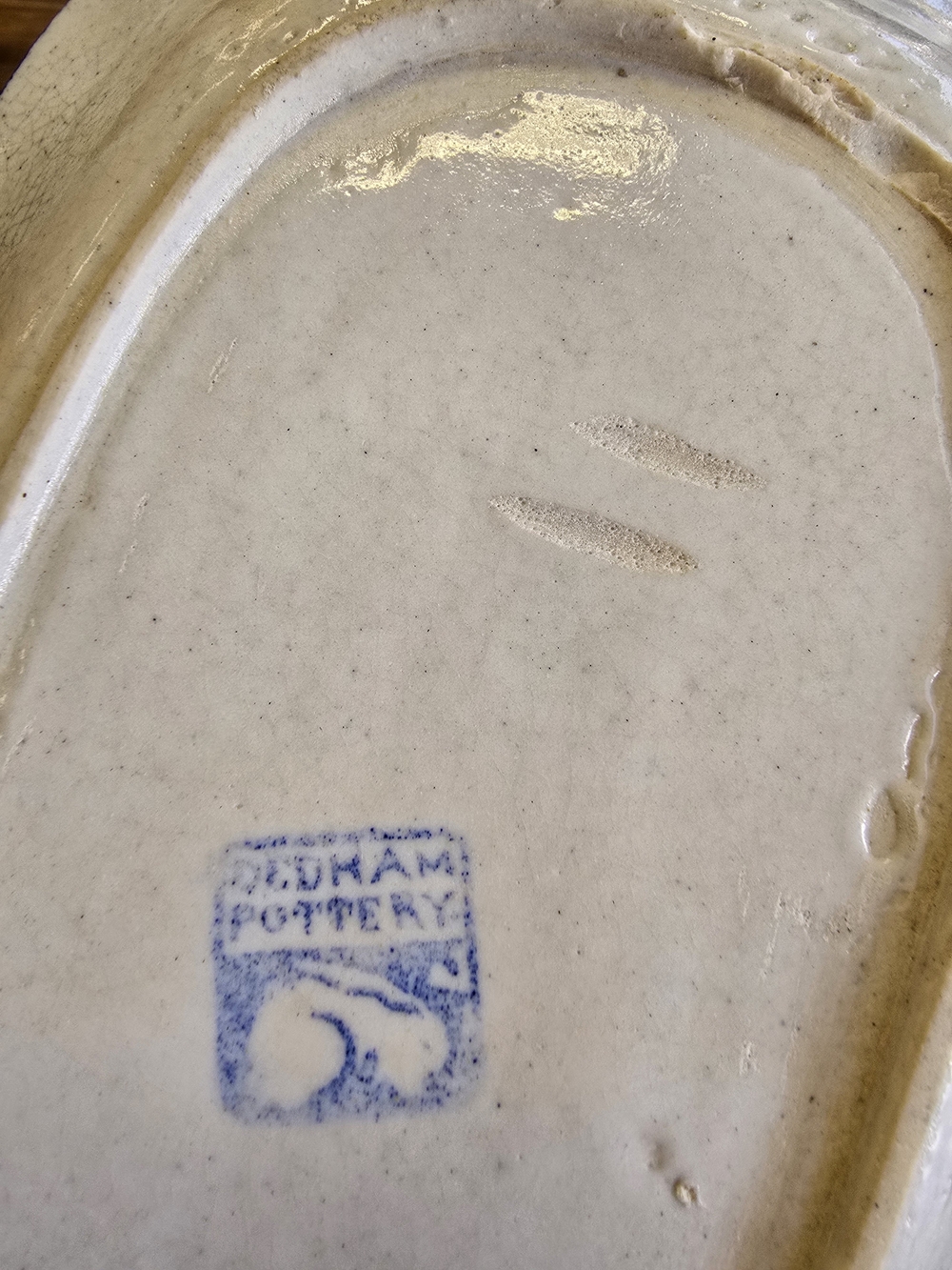 Antique Dedham Pottery Plate - Picture 2 of 5